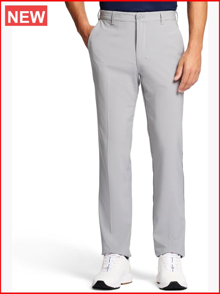 Slim Fit Golf Pants With Upf 50 & Moisture Wicking